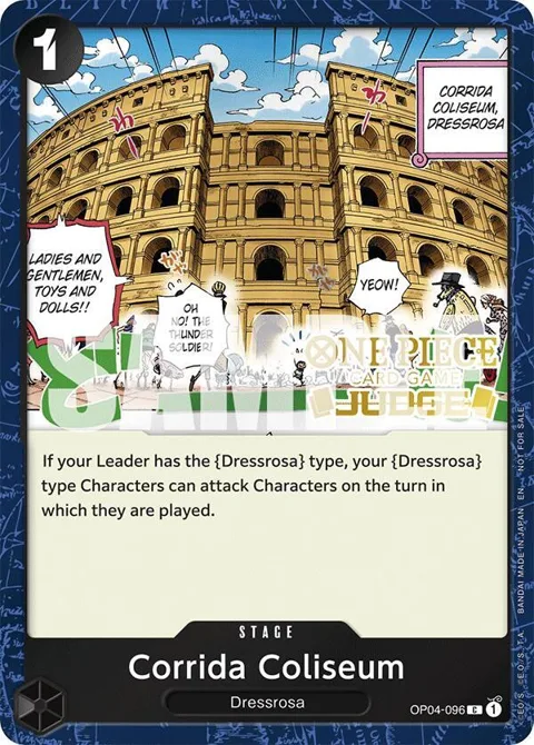 Corrida Coliseum Judge Pack Vol. 6 OP04-096 One Piece card from One Piece Promotion Cards