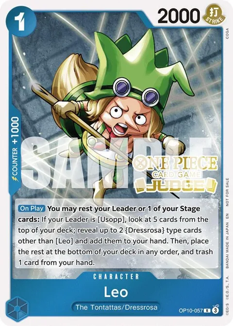 Leo Judge Pack Vol. 6 OP10-057 One Piece card from One Piece Promotion Cards