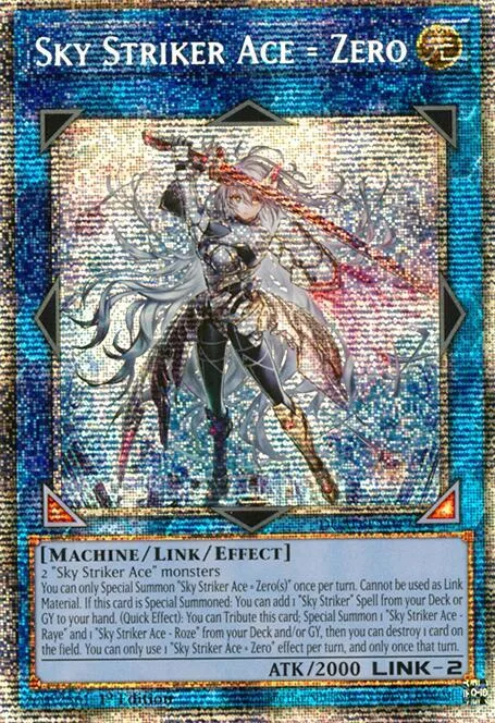 Sky Striker Ace = Zero Starlight Rare DUAD-EN049 Yu-Gi-Oh card from Duelist's Advance