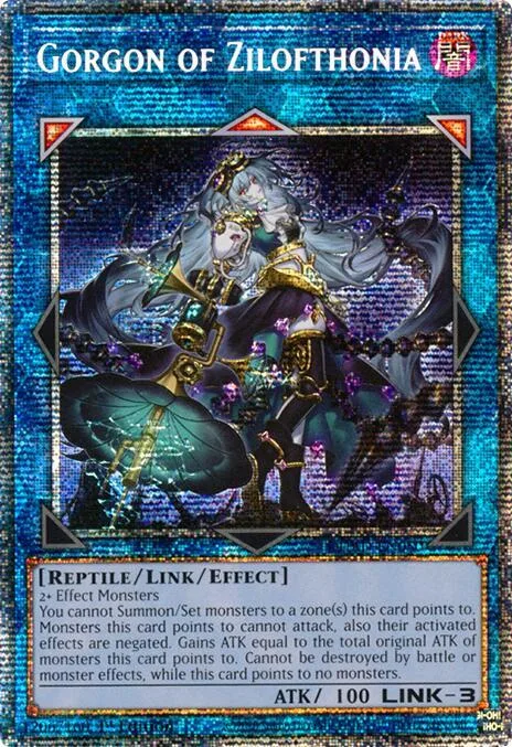 Gorgon of Zilofthonia Starlight Rare DUAD-EN050 Yu-Gi-Oh card from Duelist's Advance