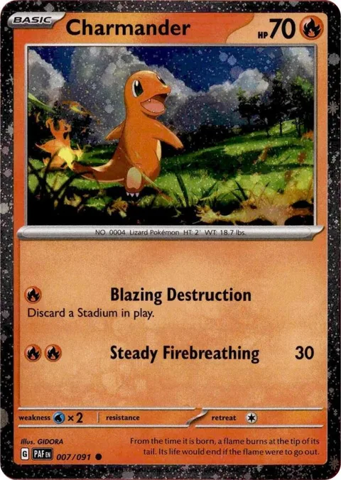 Charmander - 007/091 Cosmos Holo #007/091 Holofoil Pokémon card from Miscellaneous Cards & Products
