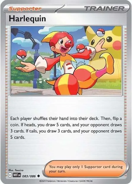Harlequin #083/086 Pokémon card from White Flare