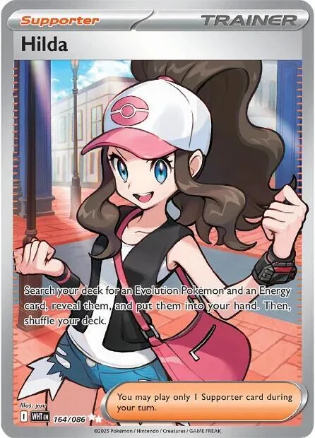 Hilda #164/086 Holofoil Pokémon card from White Flare