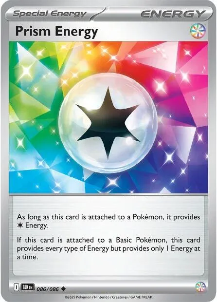 Prism Energy #086/086 Reverse Holofoil Pokémon card from Black Bolt