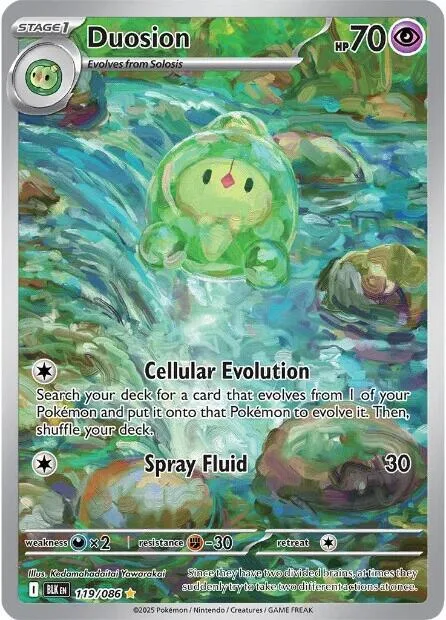 Duosion #119/086 Holofoil Pokémon card from Black Bolt