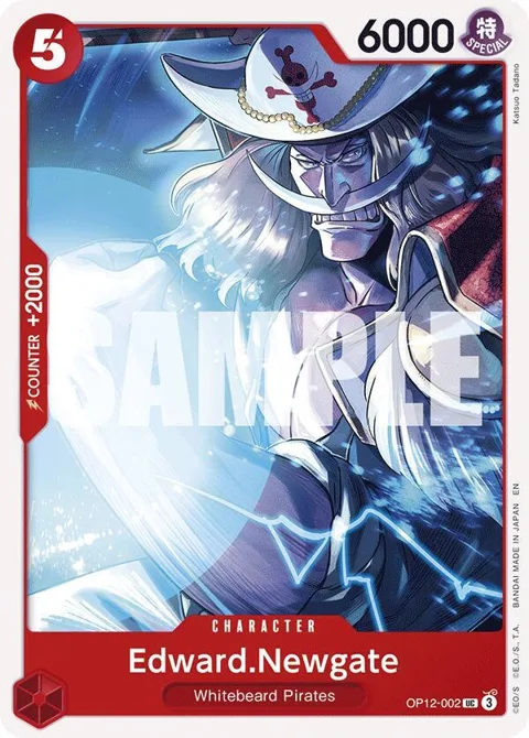 Edward.Newgate OP12-002 One Piece card from Legacy of the Master