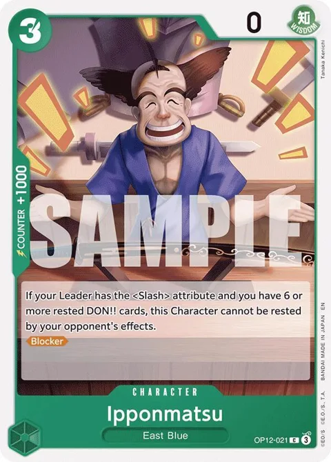 Ipponmatsu OP12-021 One Piece card from Legacy of the Master
