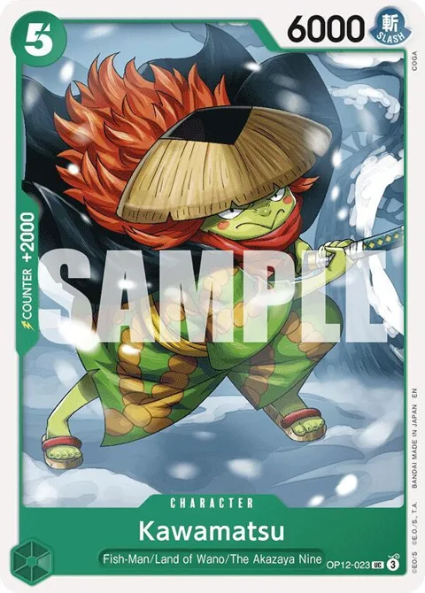 Kawamatsu OP12-023 One Piece card from Legacy of the Master