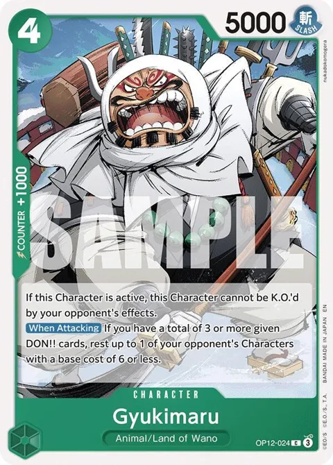 Gyukimaru OP12-024 One Piece card from Legacy of the Master