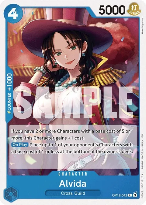 Alvida OP12-042 One Piece card from Legacy of the Master