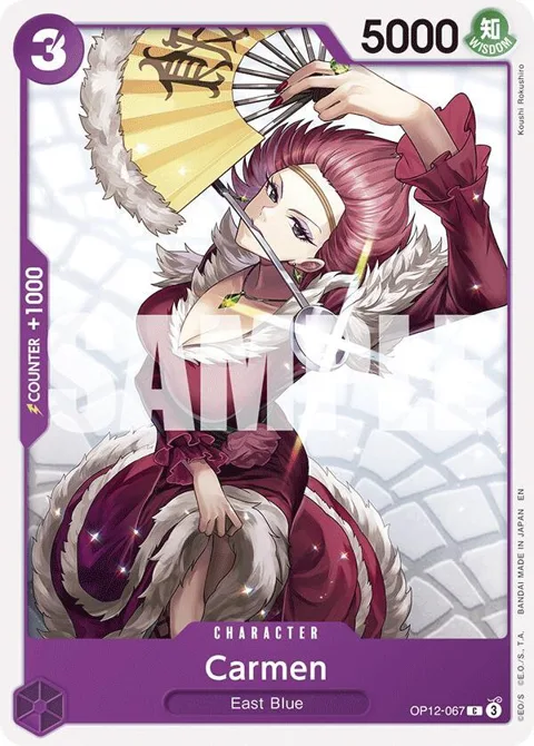 Carmen OP12-067 One Piece card from Legacy of the Master