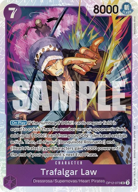 Trafalgar Law OP12-073 One Piece card from Legacy of the Master