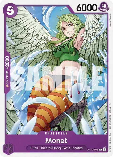 Monet OP12-076 One Piece card from Legacy of the Master