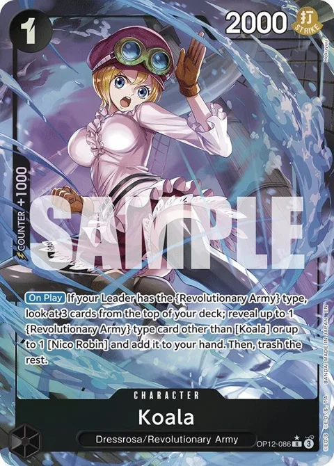 Koala Alt Art OP12-086 One Piece card from Legacy of the Master