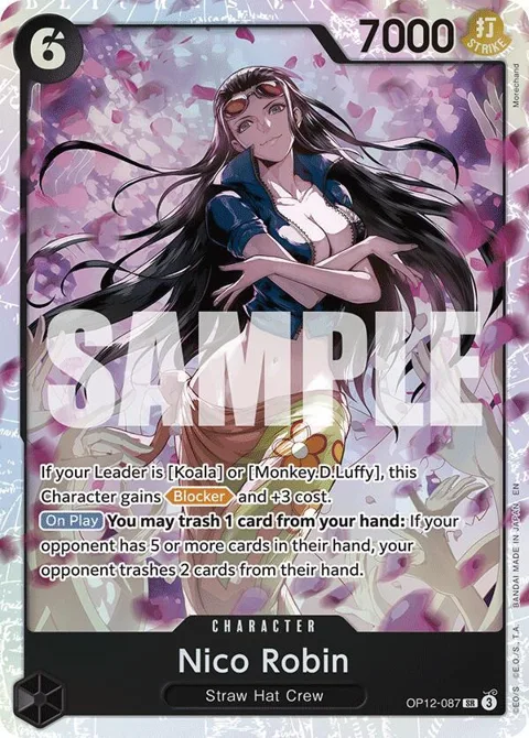 Nico Robin OP12-087 One Piece card from Legacy of the Master