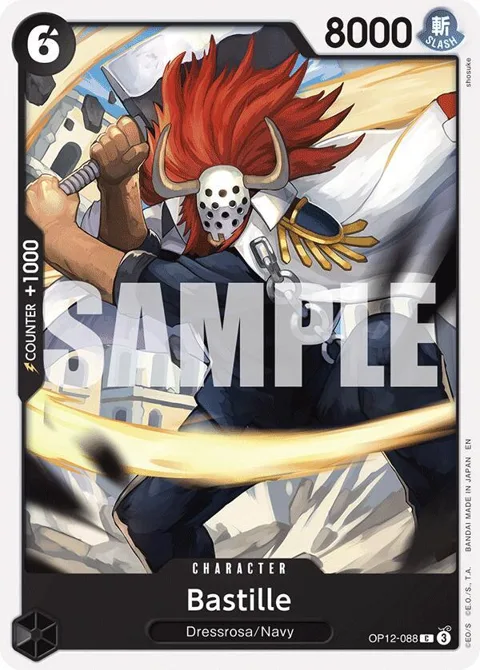 Bastille OP12-088 One Piece card from Legacy of the Master