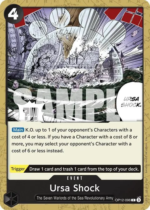 Ursa Shock OP12-096 One Piece card from Legacy of the Master