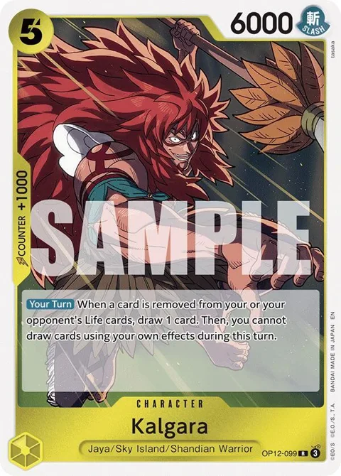 Kalgara OP12-099 One Piece card from Legacy of the Master
