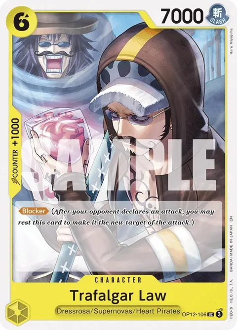 Trafalgar Law OP12-106 One Piece card from Legacy of the Master