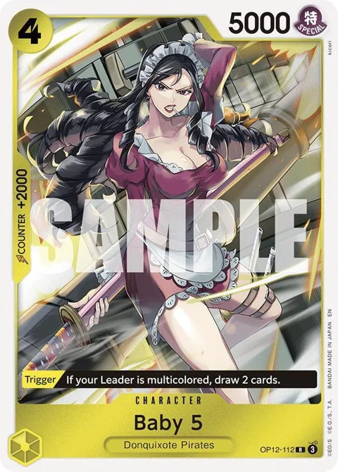 Baby 5 OP12-112 One Piece card from Legacy of the Master
