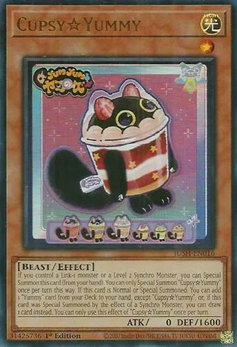 CupsyYummy JUSH-EN016 Yu-Gi-Oh card from Justice Hunters