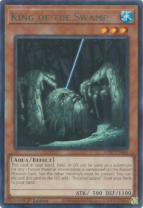 King of the Swamp JUSH-EN046 Yu-Gi-Oh card from Justice Hunters