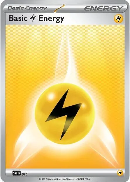 Basic Lightning Energy #020 Pokémon card from Scarlet & Violet Energies