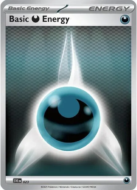 Basic Darkness Energy #023 Reverse Holofoil Pokémon card from Scarlet & Violet Energies