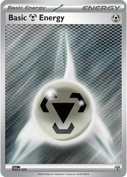 Basic Metal Energy #024 Reverse Holofoil Pokémon card from Scarlet & Violet Energies