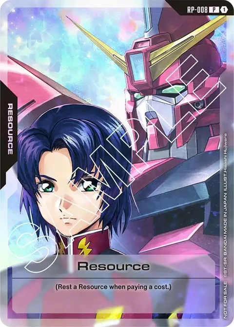 Resource Resource Pack RP-008 Gundam card from Promotional Resource Tokens