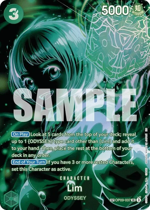 Lim SP OP09-037 One Piece card from Legacy of the Master