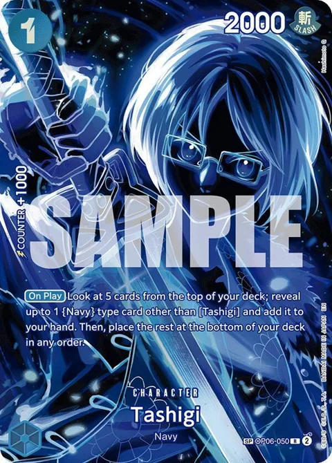 Tashigi SP OP06-050 One Piece card from Legacy of the Master
