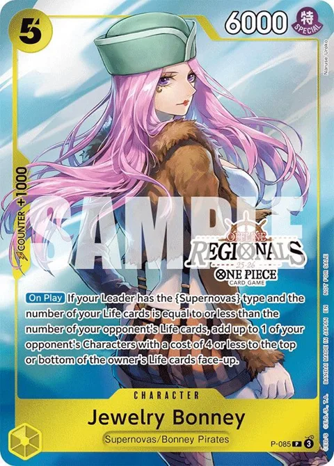 Jewelry Bonney Offline Regional Participation Pack 2025 Vol.2 P-085 One Piece card from One Piece Promotion Cards