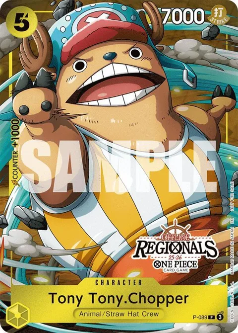 Tony Tony.Chopper Offline Regional Participation Pack 2025 Vol.2 P-089 One Piece card from One Piece Promotion Cards