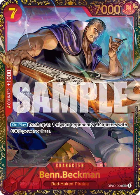 Benn.Beckman Championship 25-26 Offline Regionals Season 2 OP09-009 One Piece card from One Piece Promotion Cards
