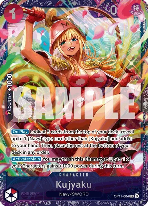 Kujyaku Treasure Cup August 2025 OP11-004 One Piece card from One Piece Promotion Cards