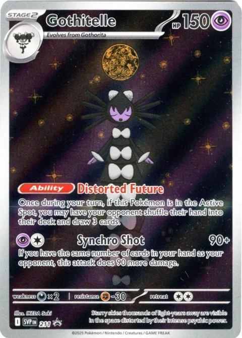 Gothitelle #211 Holofoil Pokémon card from Scarlet & Violet Promo Cards