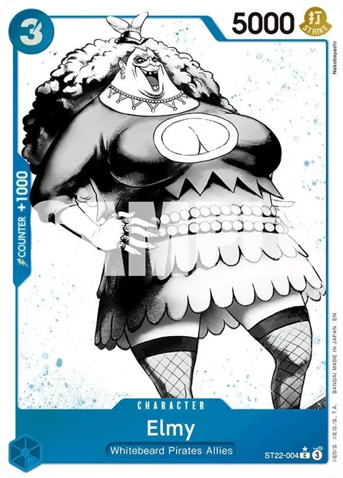 Elmy Alt Art ST22-004 One Piece card from Starter Deck 22: Ace & Newgate