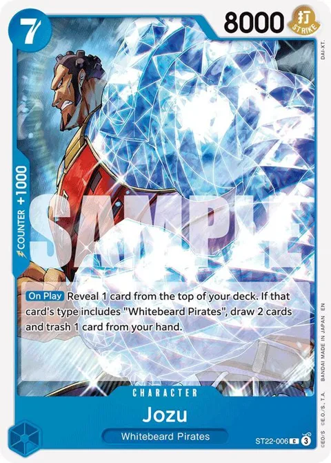 Jozu ST22-006 One Piece card from Starter Deck 22: Ace & Newgate