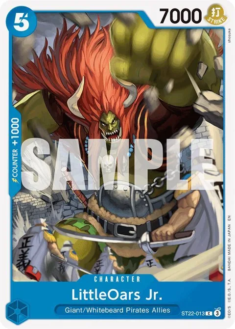 LittleOars Jr. ST22-013 One Piece card from Starter Deck 22: Ace & Newgate
