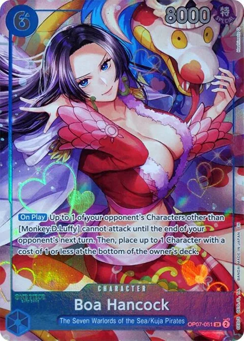 Boa Hancock Seven Warlords of the Sea Binder Set OP07-051 One Piece card from One Piece Promotion Cards