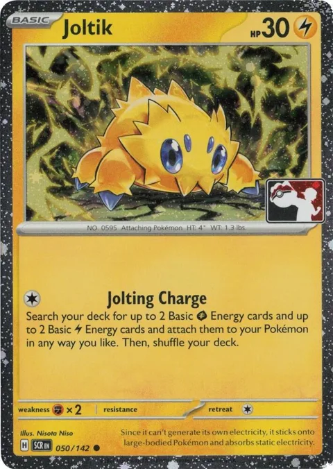 Joltik - 050/142 Cosmos Holo #050/142 Holofoil Pokémon card from Prize Pack Series Cards