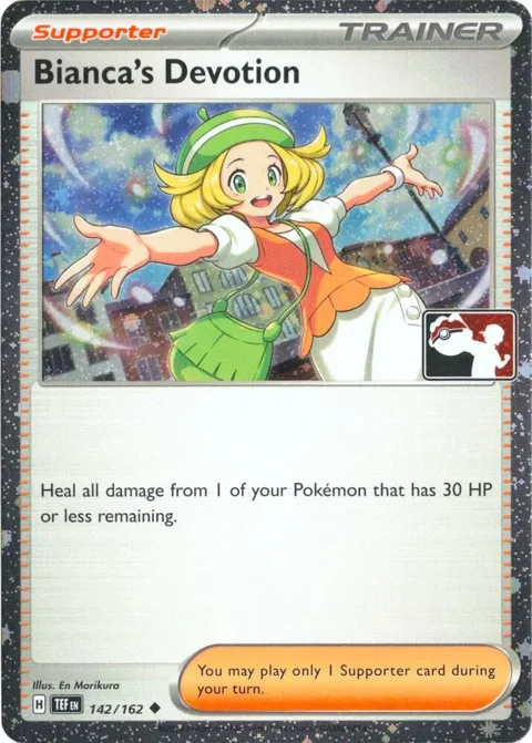Bianca's Devotion - 142/162 Cosmos Holo #142/162 Holofoil Pokémon card from Prize Pack Series Cards