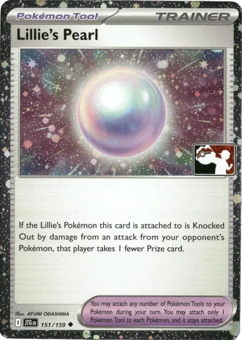 Lillie's Pearl - 151/159 Cosmos Holo #151/159 Holofoil Pokémon card from Prize Pack Series Cards
