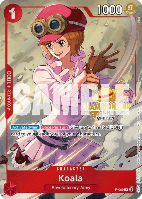 Koala CS 25-26 Event Pack P-069 One Piece card from One Piece Promotion Cards