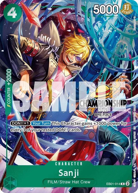 Sanji CS 25-26 Celebration Pack EB01-014 One Piece card from One Piece Promotion Cards