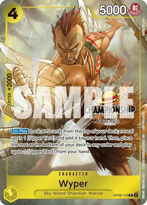 Wyper CS 25-26 Celebration Pack OP08-110 One Piece card from One Piece Promotion Cards