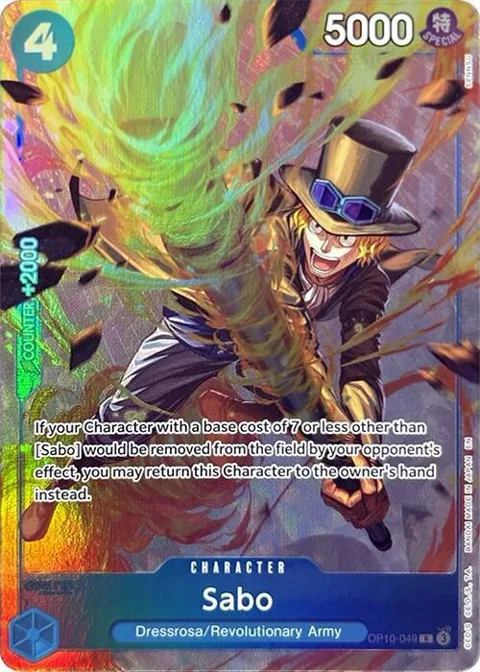 Sabo Premium Card Collection -Best Selection Vol. 4- OP10-049 One Piece card from One Piece Promotion Cards