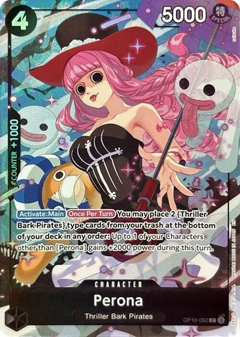 Perona Premium Card Collection -Best Selection Vol. 4- OP10-092 One Piece card from One Piece Promotion Cards