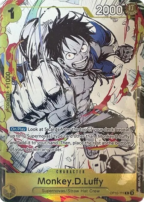 Monkey.D.Luffy Premium Card Collection -6 assort vol.1- OP10-111 One Piece card from One Piece Promotion Cards